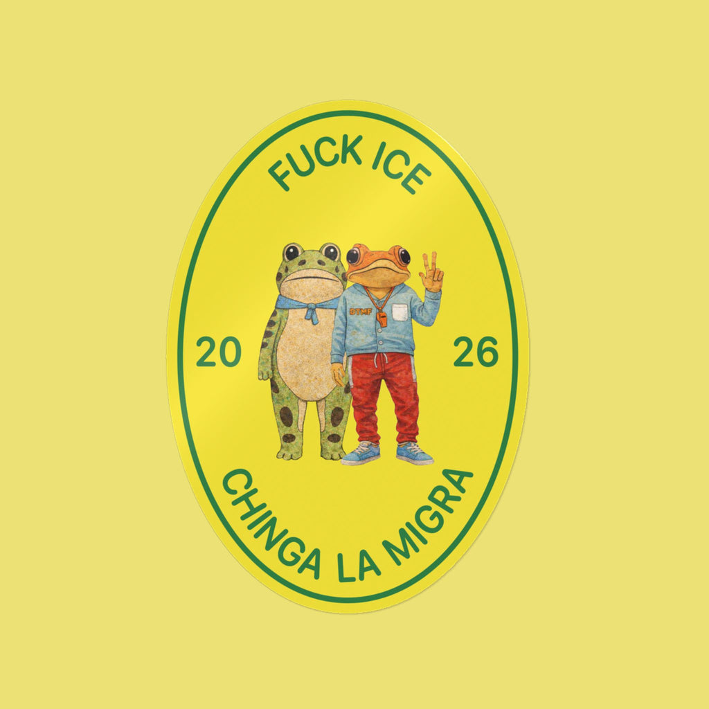 Amigos Sapo Concho and Portland Frog Die-Cut Stickers