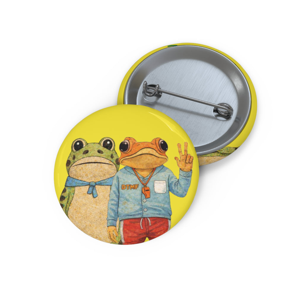 Sapo Concho and Portland Frog Amigos Button