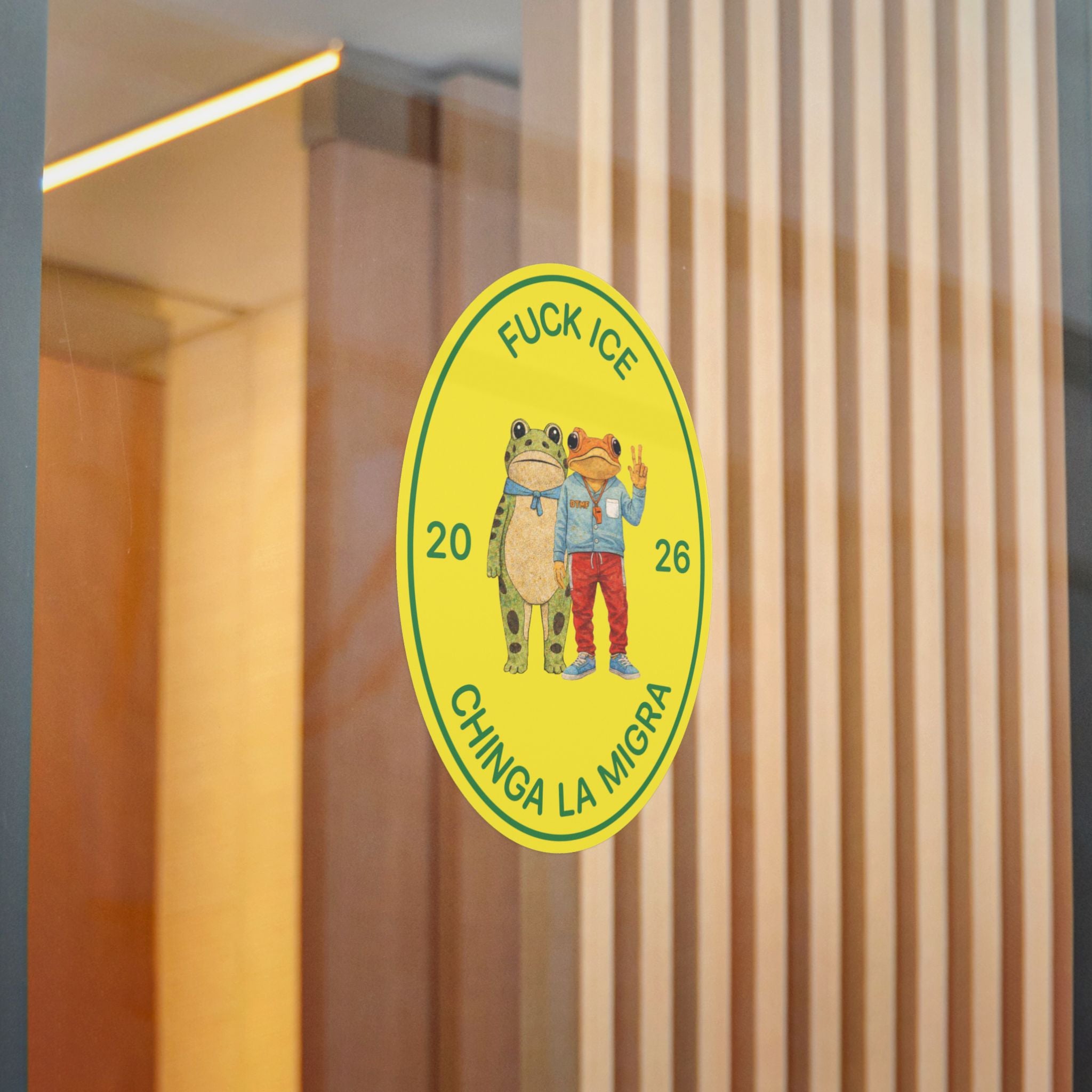 Amigos Sapo Concho and Portland Frog Die-Cut Stickers