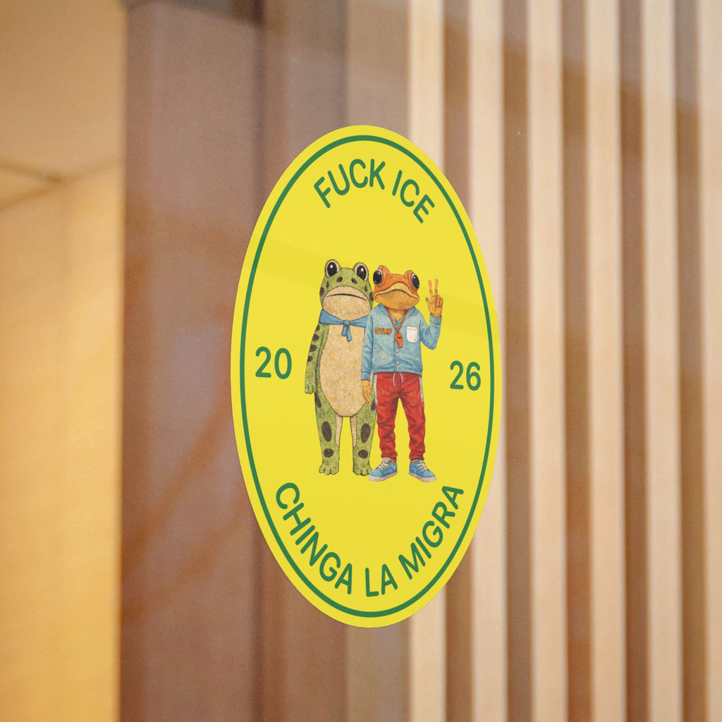 Amigos Sapo Concho and Portland Frog Die-Cut Stickers