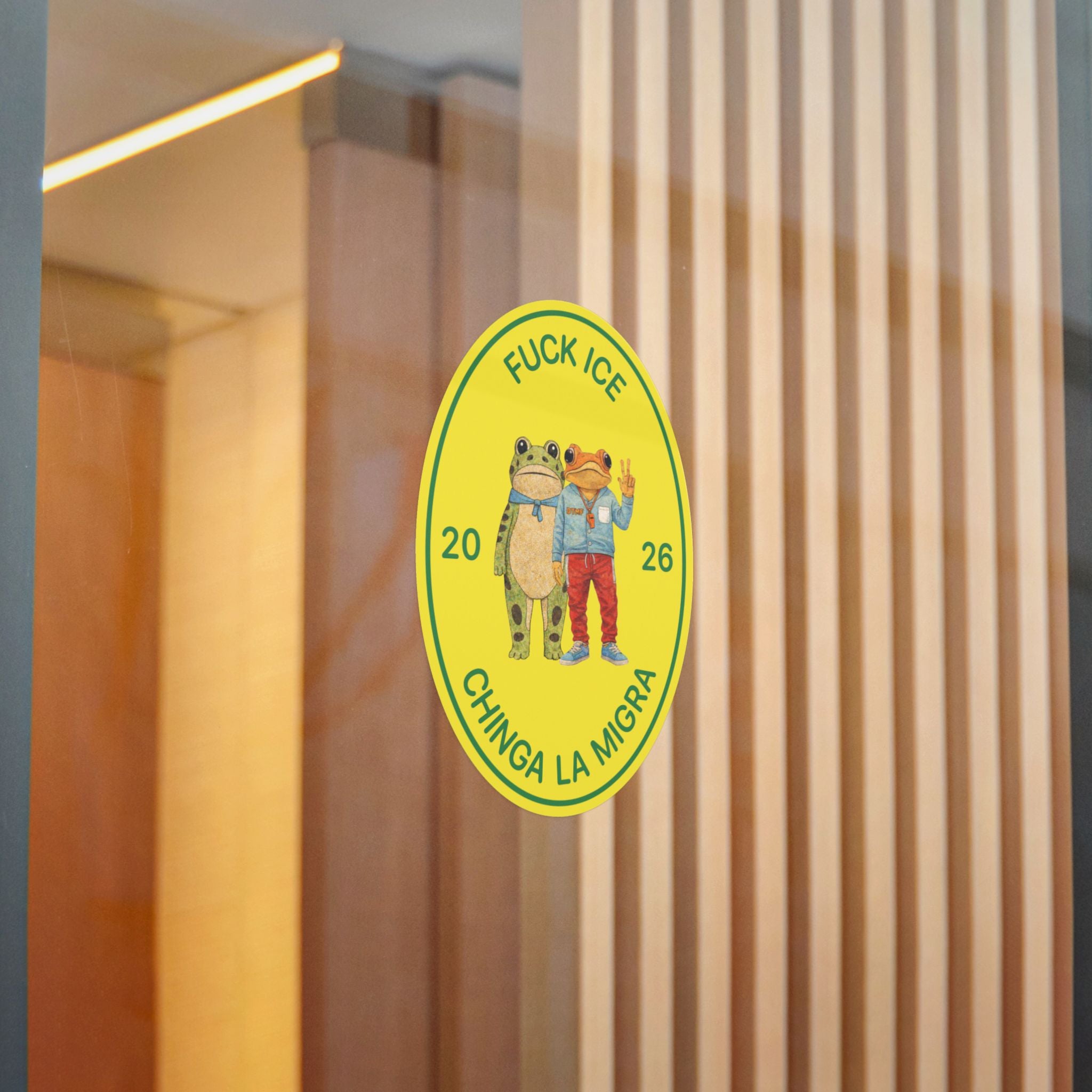 Amigos Sapo Concho and Portland Frog Die-Cut Stickers