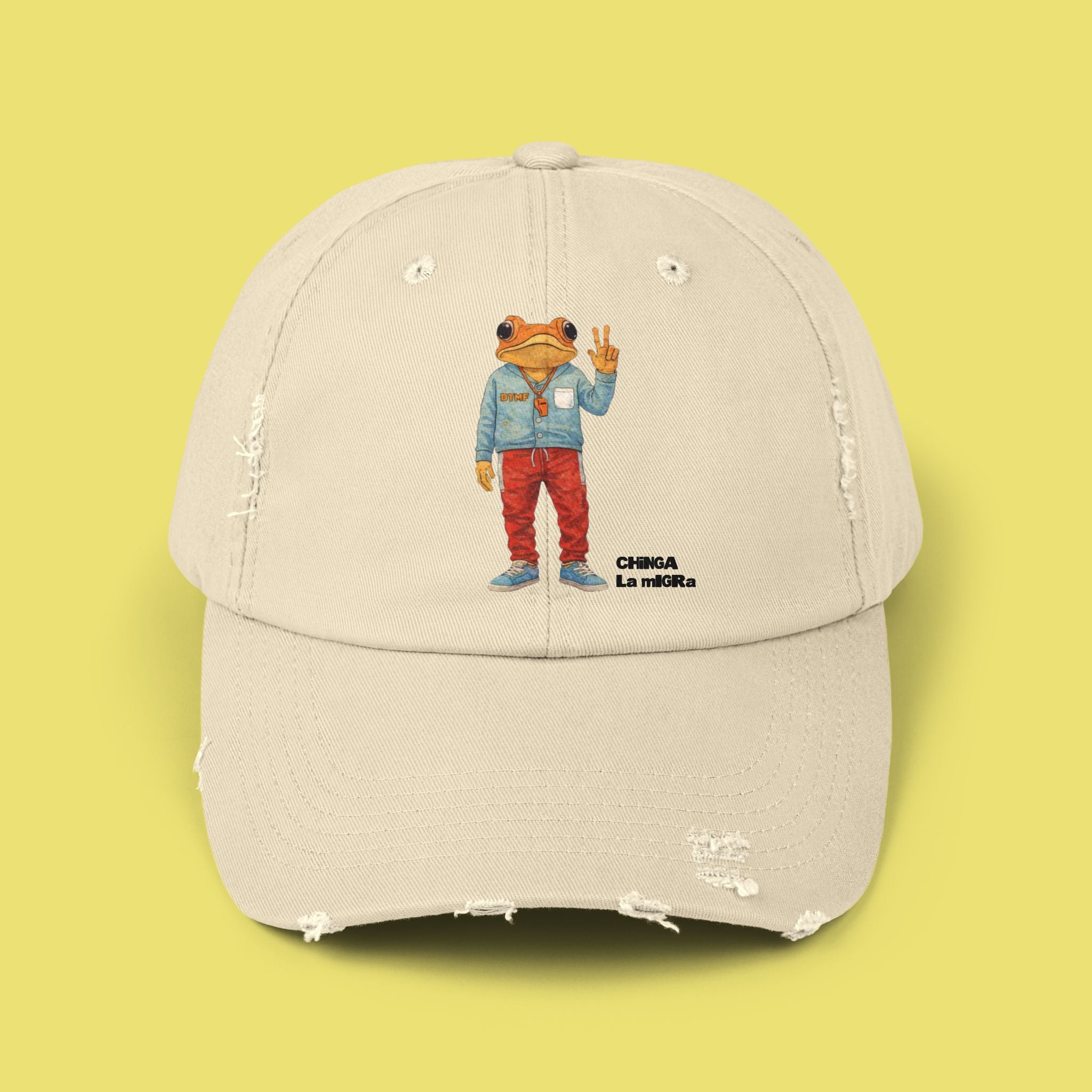 Sapo Concho Distressed Cap