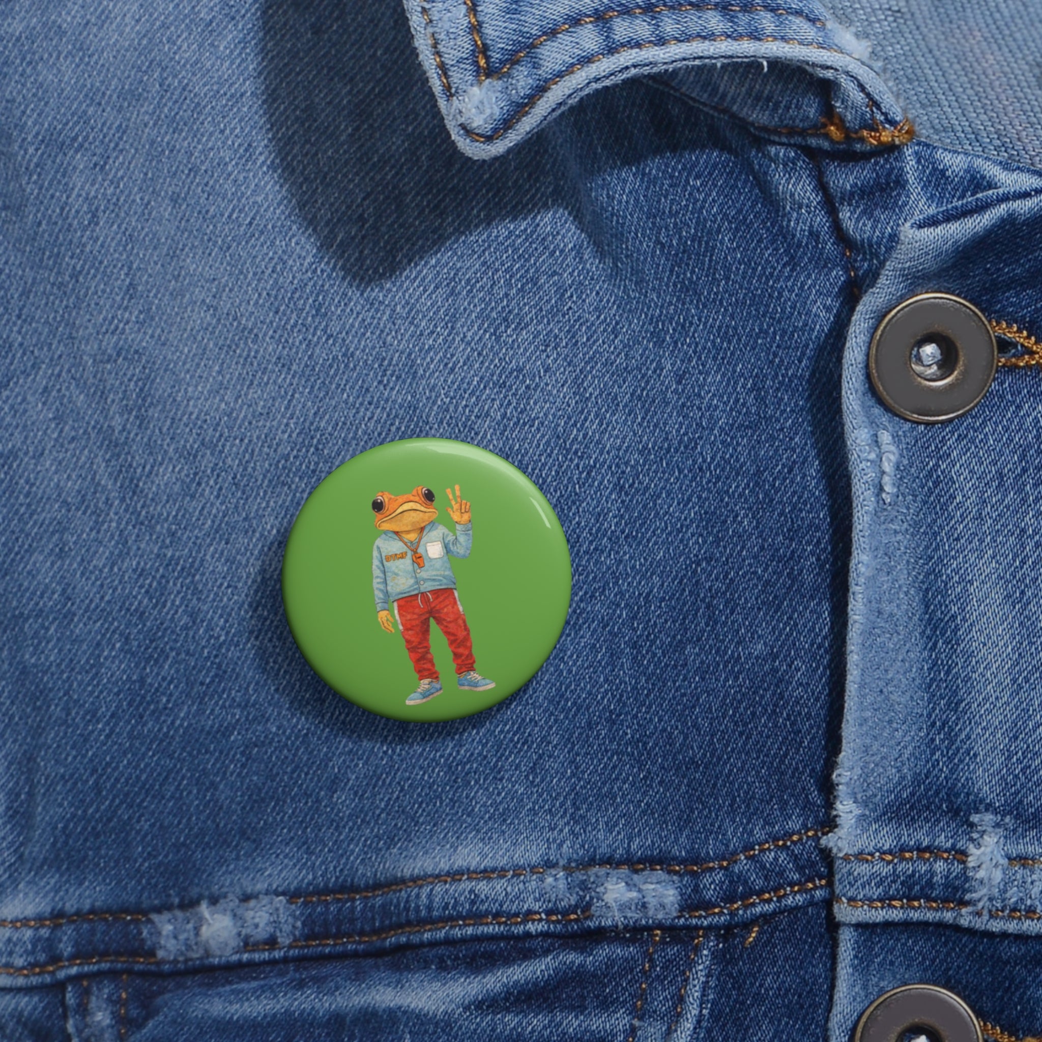 Sapo Concho Pin Button
