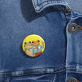Sapo Concho and Portland Frog Amigos Button