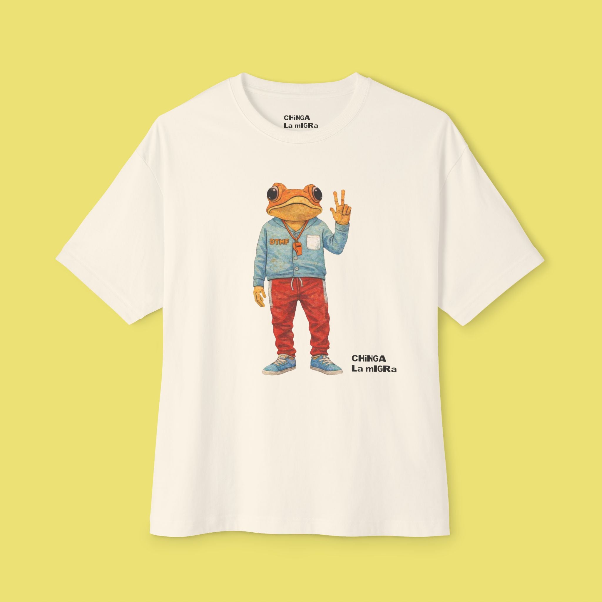 Sapo Concho Chinga La Migra Boxy Tee