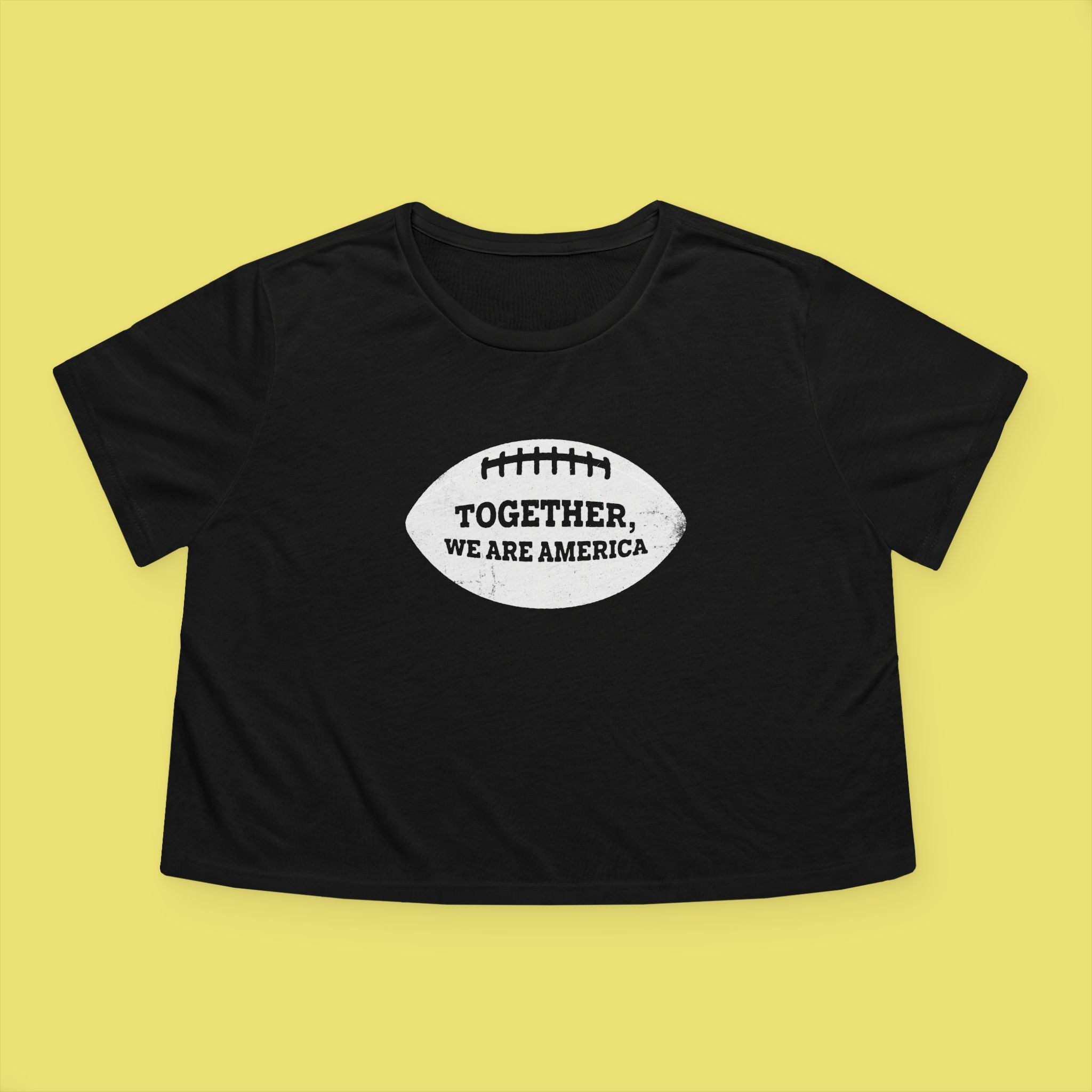 Together We Are America Cropped Tee
