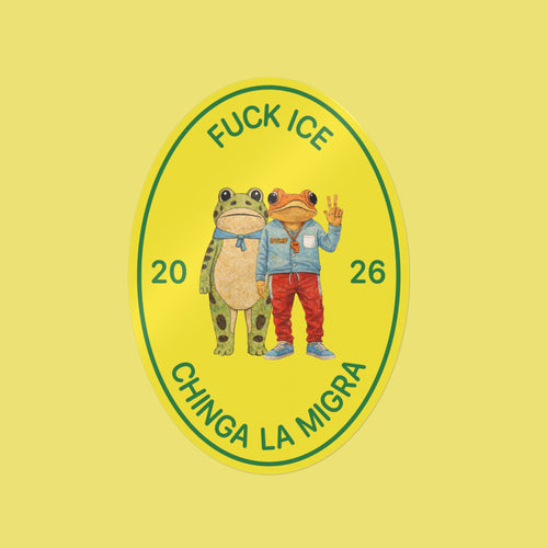 Amigos Sapo Concho and Portland Frog Die-Cut Stickers