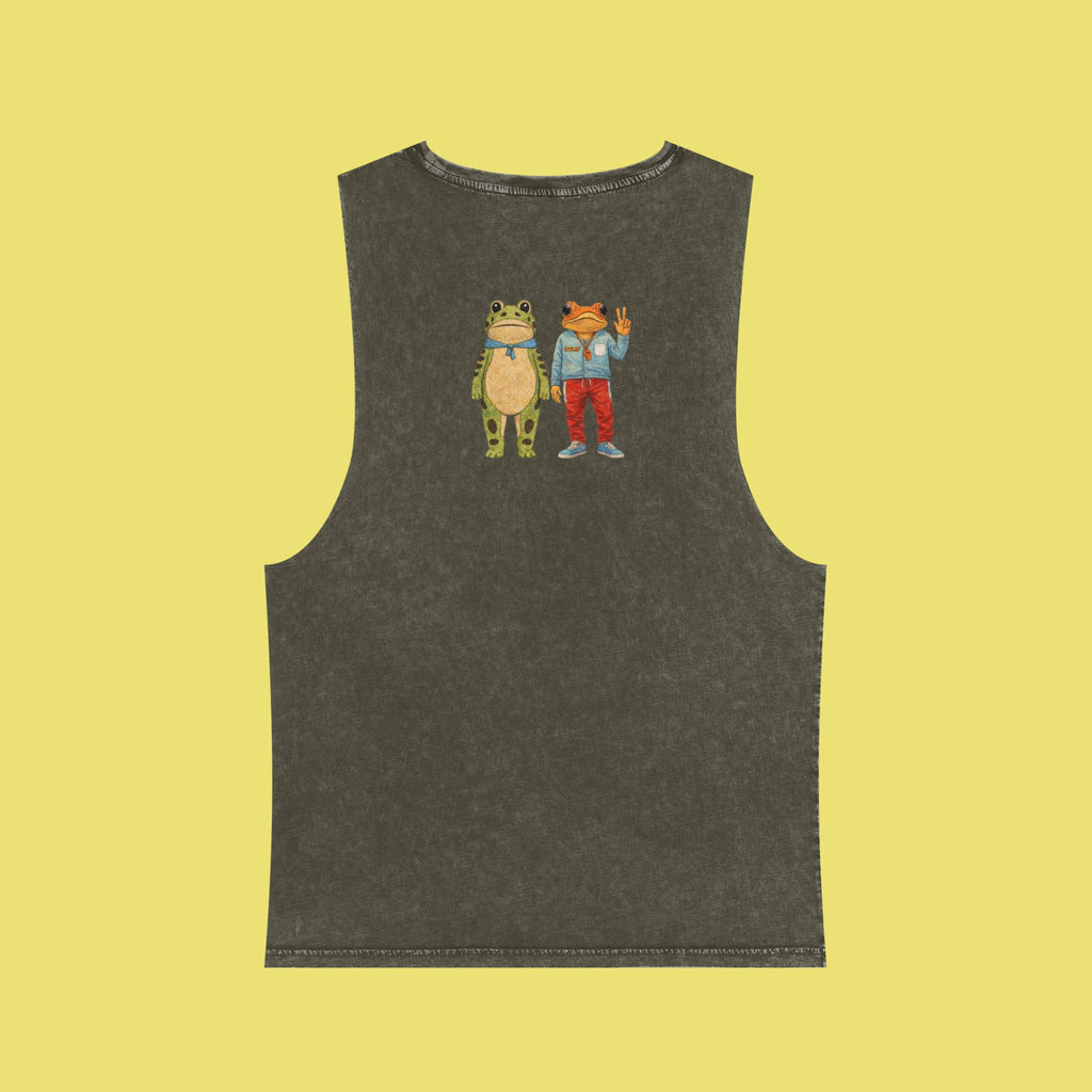 Chinga La Migra Concho Stonewash Tank