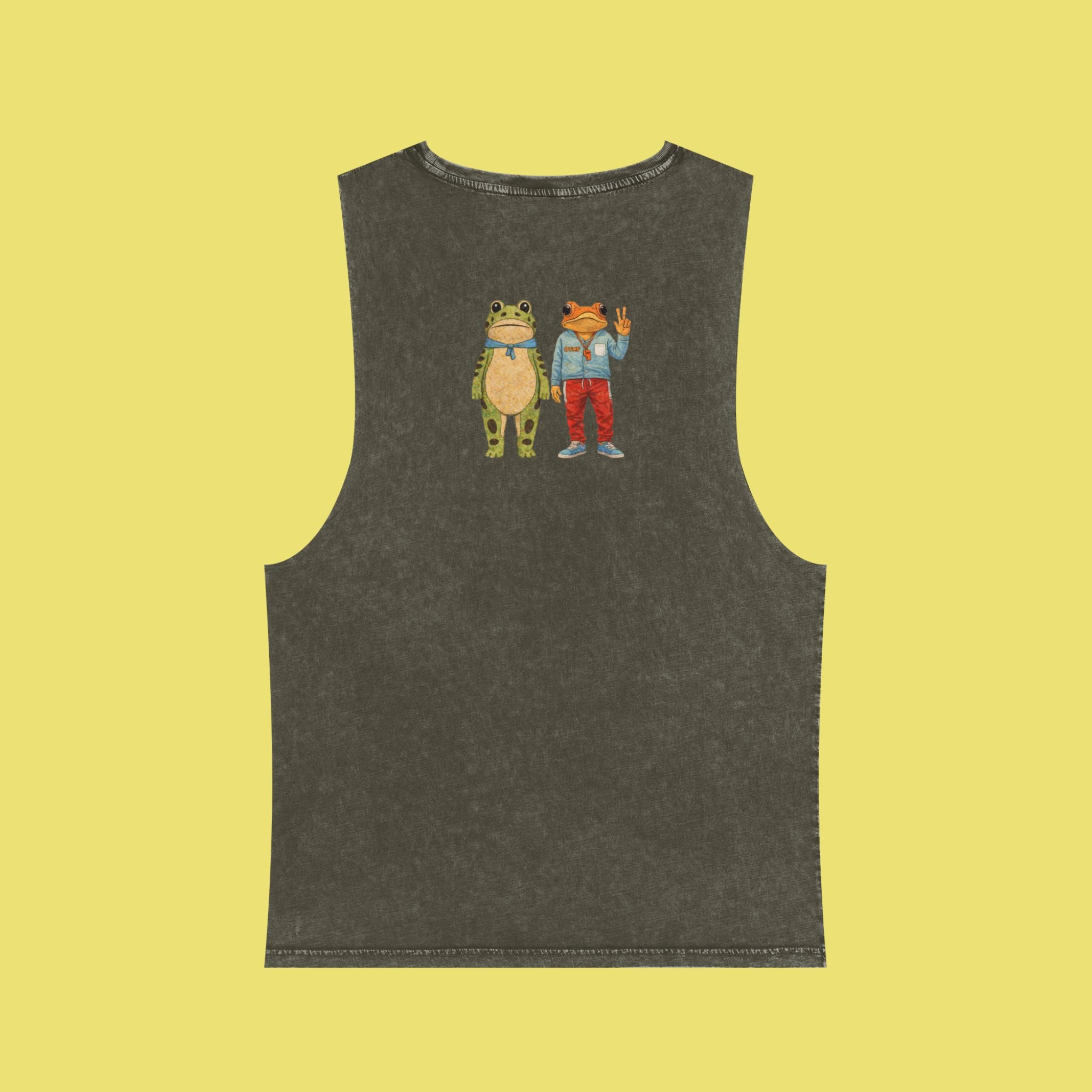 Chinga La Migra Concho Stonewash Tank