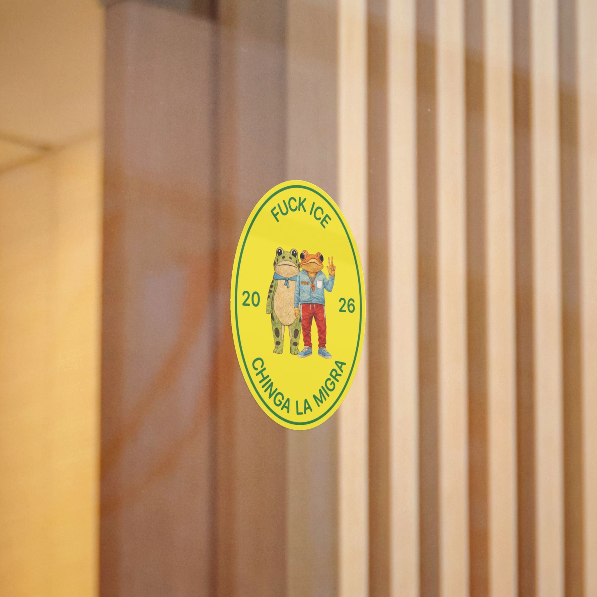 Amigos Sapo Concho and Portland Frog Die-Cut Stickers