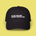 The Only Thing More Powerful More Than Hate Is Love - Black Dad Cap